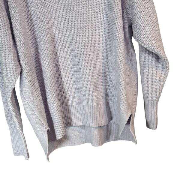 Aerie Lavender Purple Waffle Knit Oversized Sweater Size S - Picture 6 of 6